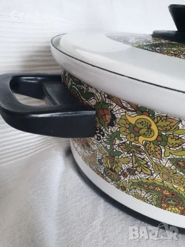 Българска емайлирана тенджера - кашмир, снимка 3 - Съдове за готвене - 51256773