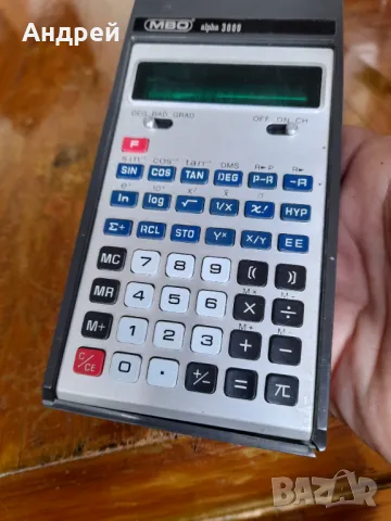 Стар калкулатор MBO alfa 3000, снимка 3 - Други ценни предмети - 47868090
