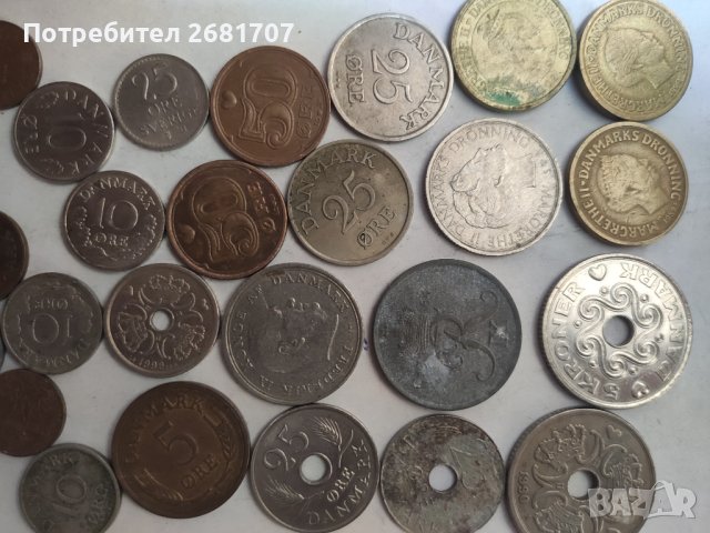 Монети Дания , снимка 2 - Нумизматика и бонистика - 41806653
