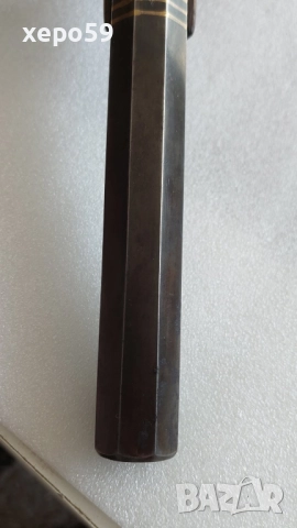 Капсулен пищов в отлично състояние-гравирана цев и златни набивки ,револвер, ятаган,сабя,щик, снимка 4 - Антикварни и старинни предмети - 52217537