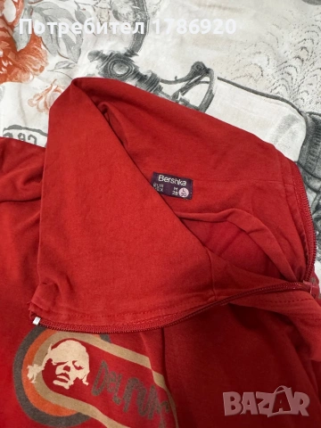 BERSHKA спортна блуза с цип - размер M (2 в 1), снимка 3 - Блузи с дълъг ръкав и пуловери - 25095441