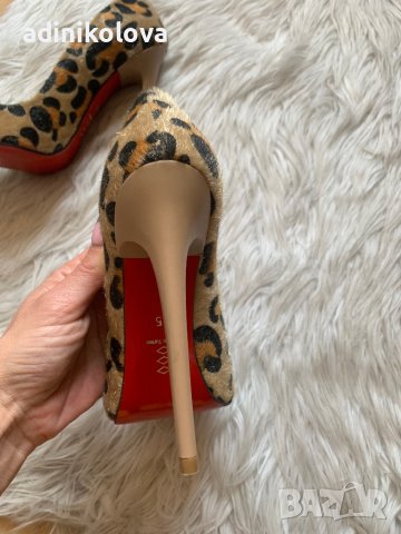 Нови леопардови обувки, снимка 5 - Дамски елегантни обувки - 40801348