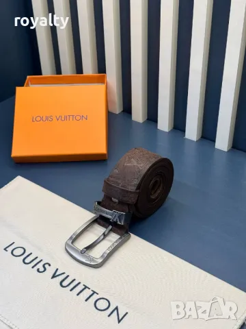 Louis Vuitton естествена кожа колани , снимка 9 - Колани - 49582150