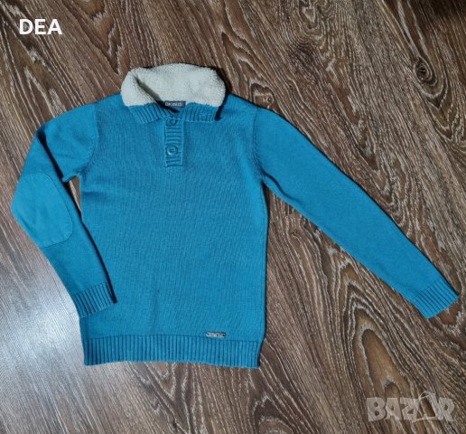 Синя блуза-пуловер OKAIDI-140см-10лв., снимка 1