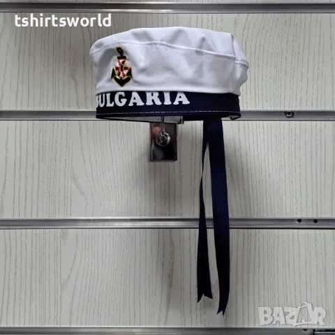 Нова детска моряшка шапка Юнга, BULGARIA с Котва, снимка 2 - Шапки, шалове и ръкавици - 47690231