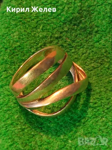 СТАР ШИКОЗЕН СРЕБЪРЕН ПРЪСТЕН СРЕБРО 925 АЖУРНА ХУДОЖЕСТВЕНА РЪЧНА БИЖУТЕРСКА ИЗРАБОТКА 30430, снимка 16 - Пръстени - 49885925