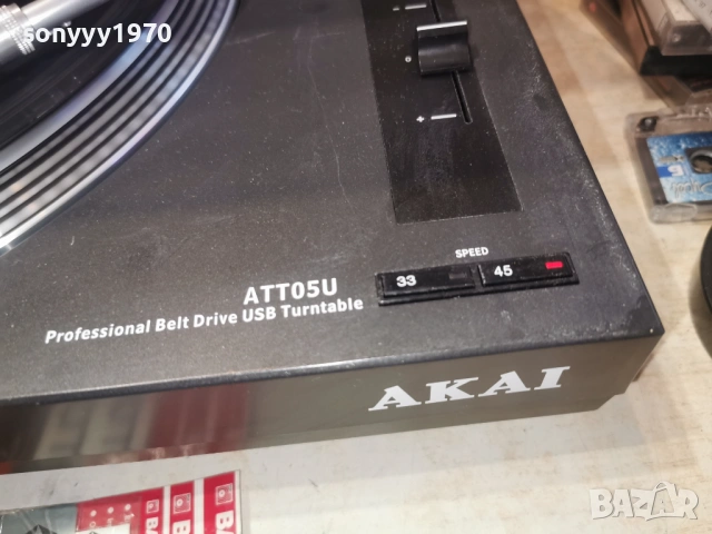 AKAI ATT05U USB-ВНОС GERMANY 0703261953, снимка 9 - Грамофони - 53749146