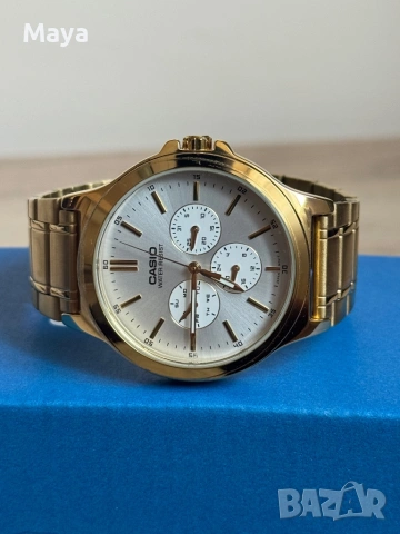 Casio MTP-V300G Златен Мъжки Часовник – като нов + кутия