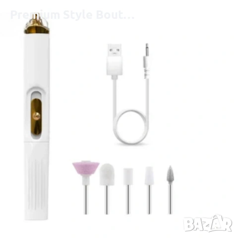 USB портативна пила за нокти - форма на химикал за лесен захват и работа, снимка 8 - Електрически пили за пети - 53613471