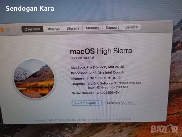  Лаптоп Apple MacBook Pro i5, снимка 12 - Лаптопи за работа - 49000825