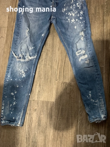 Дънки Zara черни и сини и блуза Lucy, снимка 8 - Дънки - 52875816