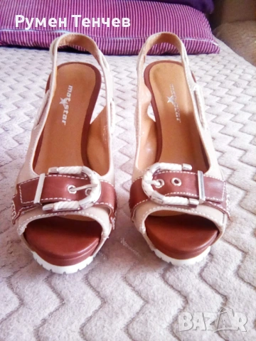 Дамски летни обувки. Много добро състояние. , снимка 8 - Дамски елегантни обувки - 53280274