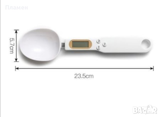 Цифрова лъжица везна с LCD дисплей., снимка 2 - Прибори, съдове, шишета и биберони - 41950068