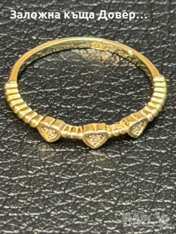 Златен пръстен халка ЧИСТО НОВ Gold halka prasten