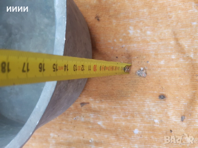 Бакърена тенджера с капак , снимка 3 - Антикварни и старинни предмети - 53844986