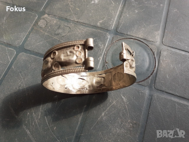 Стара дамска гривна - носия, снимка 3 - Антикварни и старинни предмети - 53281118