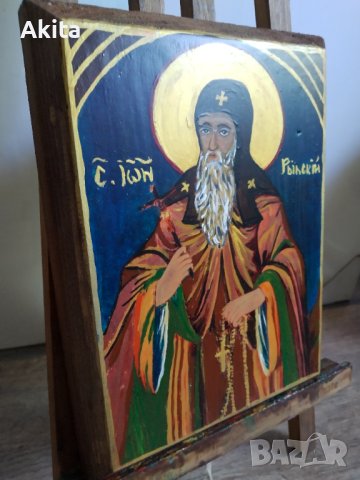 Икона на св.Иван Рилски, снимка 4 - Икони - 36775615