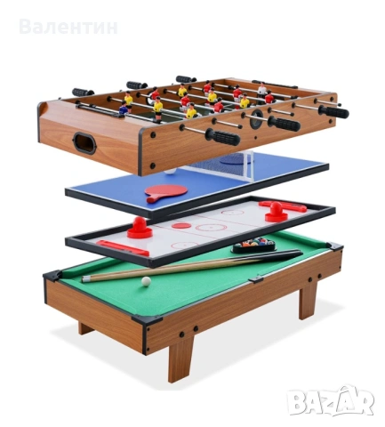 4 в 1 мултифункнционална детска игрална маса, снимка 2 - Играчки за стая - 53212642