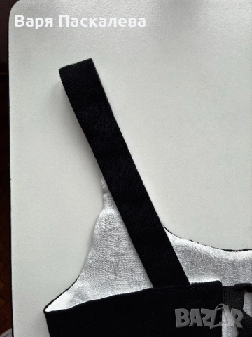 Дънков корсет Zara, S/М-размер, снимка 6 - Корсети, бюстиета, топове - 53732402