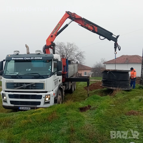 Услуги с автокран и самосвал 