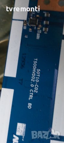 TCon BOARD ,T500HVD02.0,CTRL BD, 50T10-C02  for 50 inc DISPLAY VES500UNDA-2D-N01 Crown LED 50276, снимка 3 - Части и Платки - 38956697
