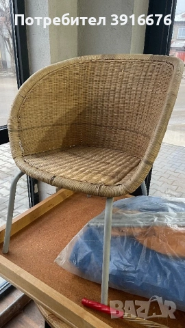 Ратанова маса + стол, снимка 10 - Градински мебели, декорация  - 53479339