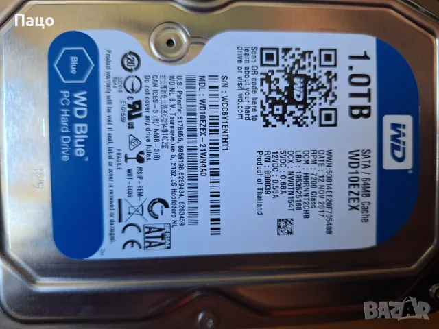 1 TB WD HDD/тестван , снимка 5 - Твърди дискове - 56261919