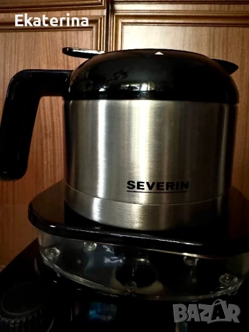 Кафемашина за шварц кафе  Severin, KA 4814, 1.25L, 8 чаши, Черен/Сребрист , снимка 9 - Кафемашини - 51033221