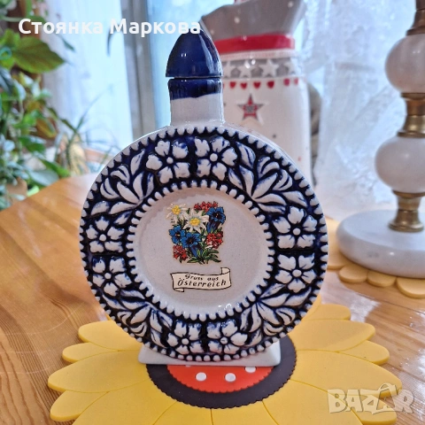 Керамично шише-ръчна изработка-Австрия