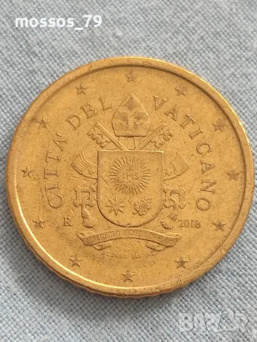 Монета 0,50€ Ватикана 