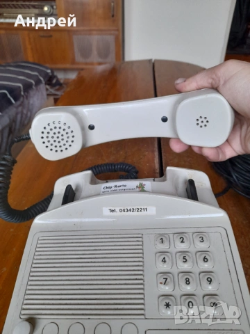 Стар телефон Siemens, снимка 3 - Антикварни и старинни предмети - 53697849