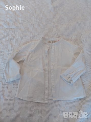 Бебешка риза Zara, снимка 1 - Бебешки блузки - 39684205