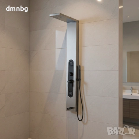 Хидромасажен душ панел от неръждаема стомана Silver Light SH19, снимка 2 - Душове - 50988796