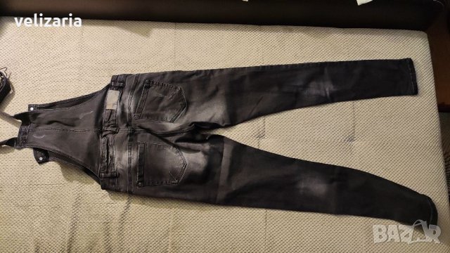 Дънков гащеризон 12-13г, снимка 2 - Детски панталони и дънки - 34408709