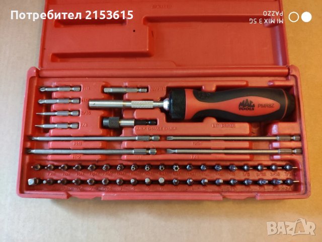 Mac Tools 49 части качествени отвертка тресчотка с битове накрайници, снимка 3 - Отвертки - 51127750