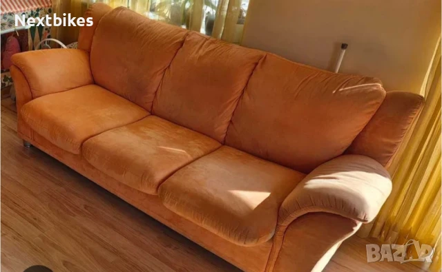 разтегателен диван + комплект двоен диван +фотьойл , снимка 2 - Дивани и мека мебел - 51074065