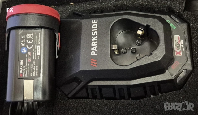  Комплект батерия и зарядно устройство PARKSIDE 12v , снимка 2 - Други инструменти - 51329877