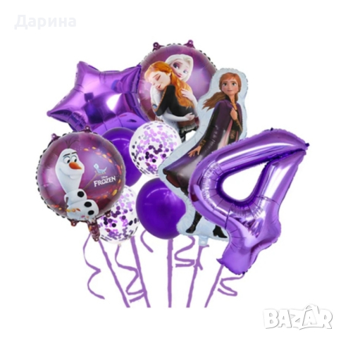 Парти сет балони Замръзналото кралство , снимка 14 - Други - 40318459