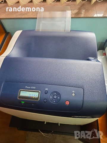 Цветен лазерен принтер Xerox Phaser 6500N, снимка 3 - Принтери, копири, скенери - 53185464