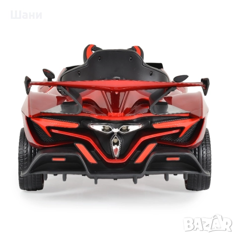 Акумулаторна кола Moni - Flash, червен металик , снимка 8 - Детски велосипеди, триколки и коли - 51610656