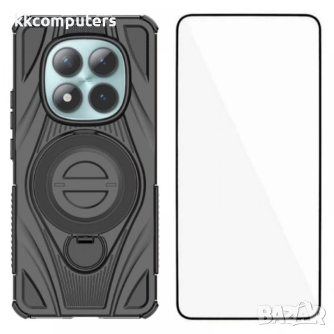 Защитен калъф WANLONFENG за Xiaomi Poco M8 5G / Redmi Note 15 5G със Стойка и Филм за дисплея- Ударо, снимка 7 - Калъфи, кейсове - 53266924