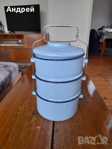 Стари емайлирани съдове за храна #6