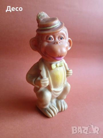 Стара пластмасова играчка Маймунка Румъния., снимка 2 - Колекции - 53004281