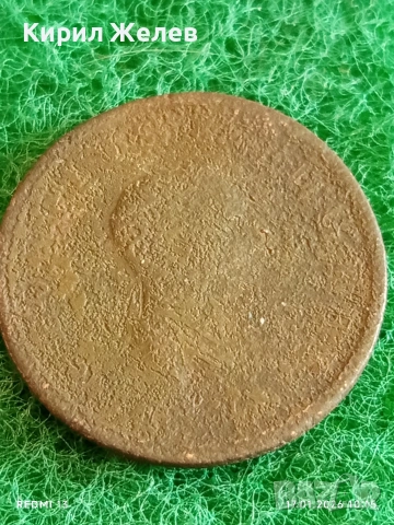 Стара монета пени Великобритания рядка за КОЛЕКЦИЯ ДЕКОРАЦИЯ 53127, снимка 5 - Нумизматика и бонистика - 53129085