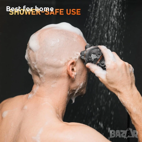 Maxgroom Самобръсначка за глава за плешиви мъже, 7D ,водоустойчива , снимка 7 - Машинки за подстригване - 53282656