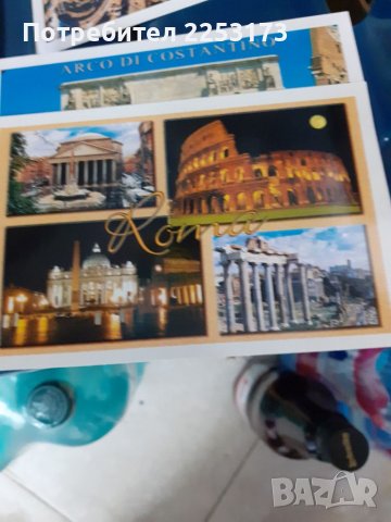 Пощенски картички с обложка от Рим, снимка 4 - Колекции - 40162872