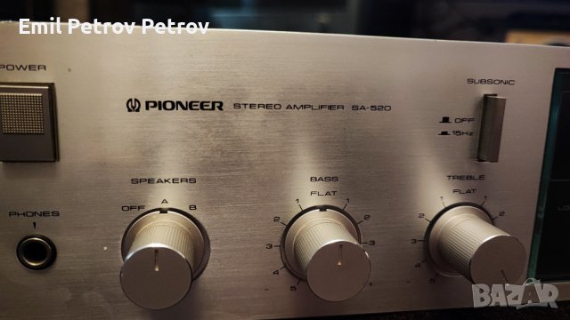 Промо!!!🌟🌟 PIONEER SA 520 стерео усилвател , снимка 3 - Ресийвъри, усилватели, смесителни пултове - 41706595
