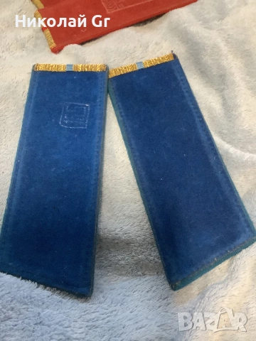 Офицерски презрамки от епохата на СССР 1975 години цена за 2 броя, снимка 5 - Колекции - 53029729