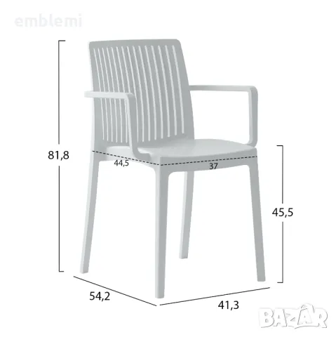 Стол кресло градински трапезен IDA, снимка 3 - Столове - 47551041