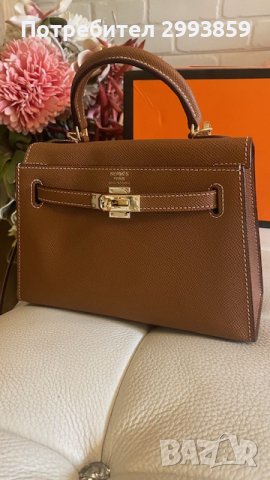 Чанта Кели*ЕРМЕС 25см*Hermes Kelly Mini*, снимка 11 - Чанти - 41702458
